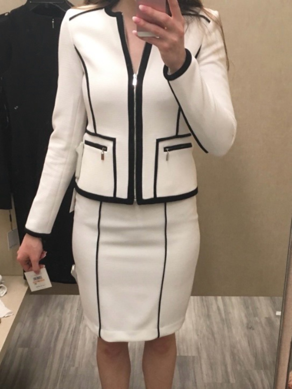 Calvin Klein Skirt Suit Size Two Piece 2P (Petite size 2)
